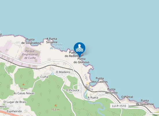 Map of O Fornelo