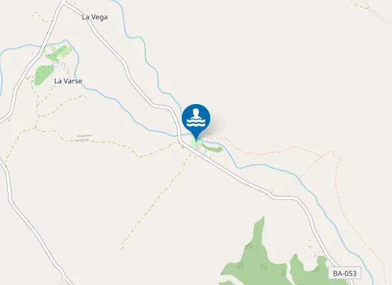 Map of Piscinas Naturales de La Codosera