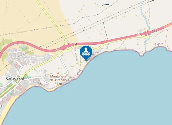 Map of Matas Bay - El Rancho Beach