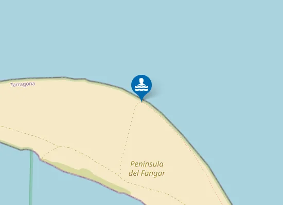 Map of Platja del Fangar