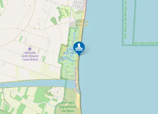 Map of Platja de la Platera