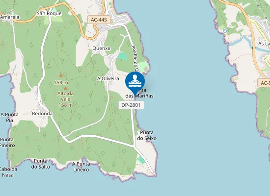 Map of A Coviña