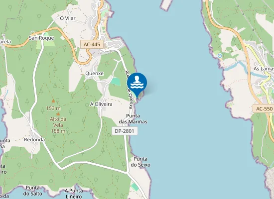 Map of O Castelo