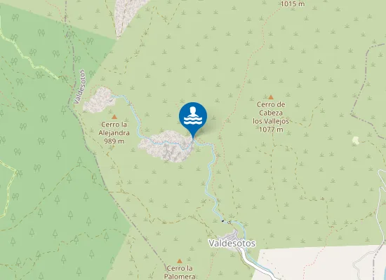 Map of Chorro de Valdesotos