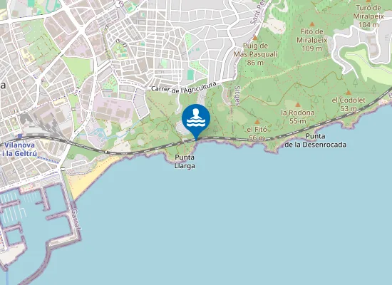 Map of Platja del Belis