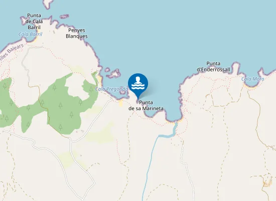 Map of Macar de Calesmorts