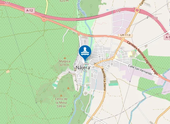 Map of Playa fluvial Río Najerilla