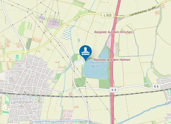 Map of NACHTWEIDEWEIHER LAMBSHEIM