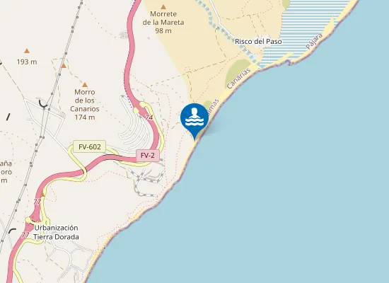 Map of Playa del Salmo