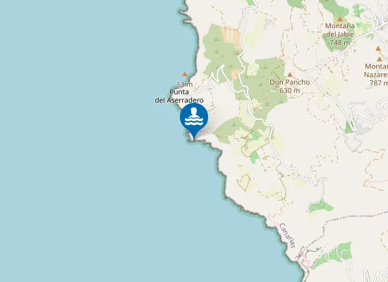 Map of Porís De Puntagorda