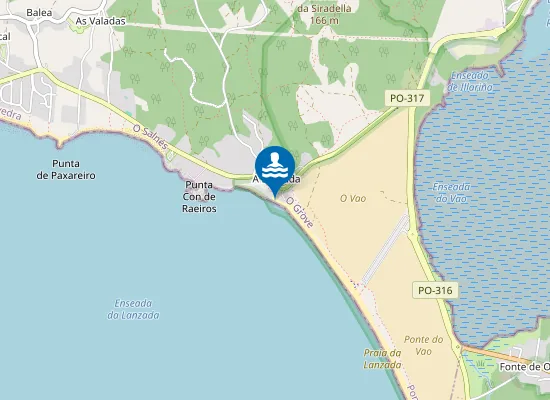 Map of Praia do Sanatorio