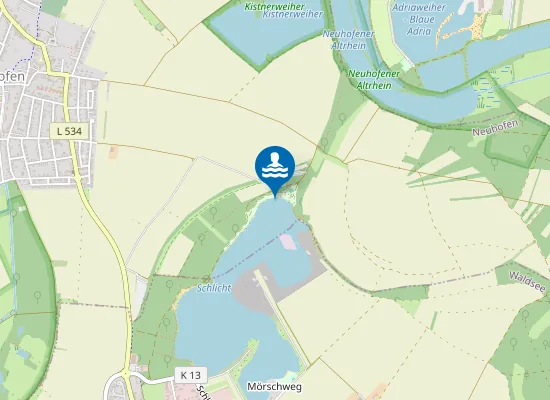 Map of BADESEE SCHLICHT