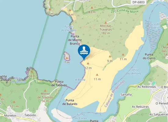 Map of Praia da Barra