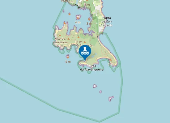 Map of Praia do Areeiro