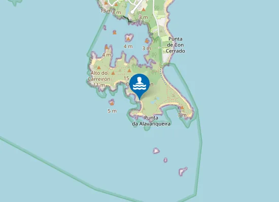 Map of Praia do Porto Pequeno