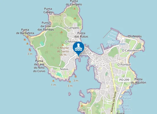 Map of A Praíña Da Fábrica