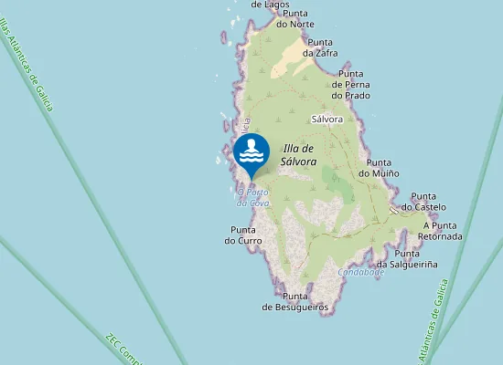 Map of A Praia Grande Da Cova