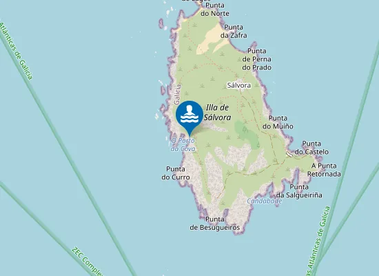 Map of A Praia Pequena Da Cova