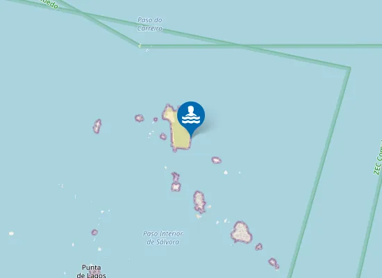 Map of Praia das Fieiras