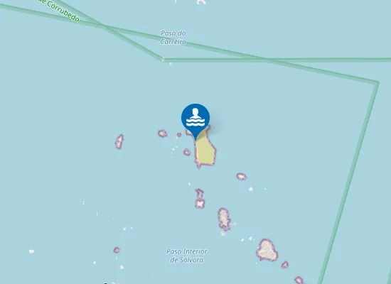 Map of Praia dos Contrabandistas