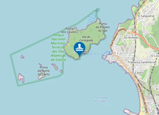 Map of Praia do Con