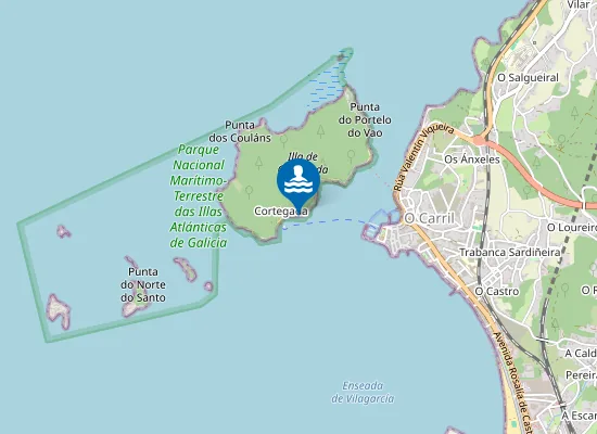 Map of Praia Do Outeiro