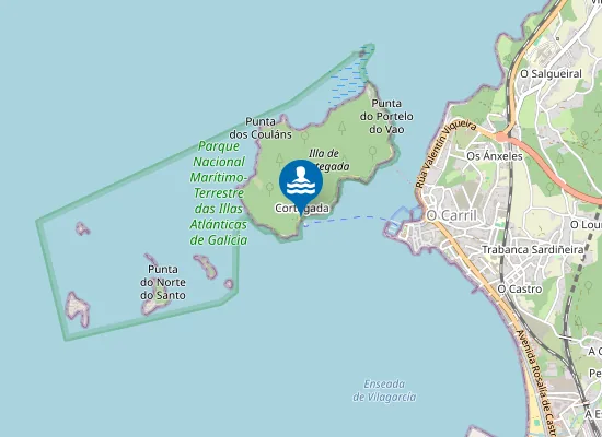 Map of Praia Da Fonte