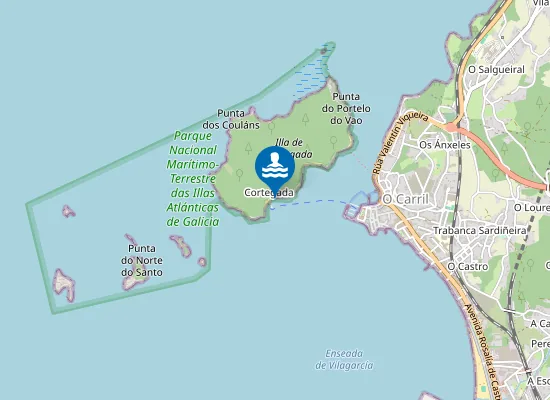 Map of Praia Da Ribeira Grande