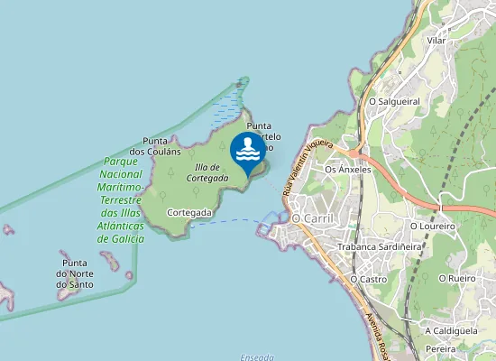 Map of Praia da Roza do Norte