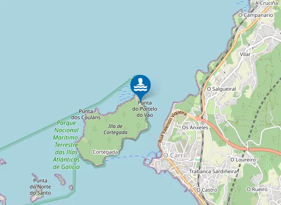 Map of Praia da Gurita