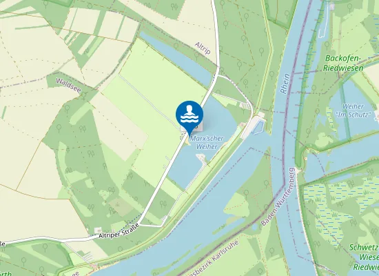 Map of BADEWEIHER AN DER ALTRIPPER STRASSE