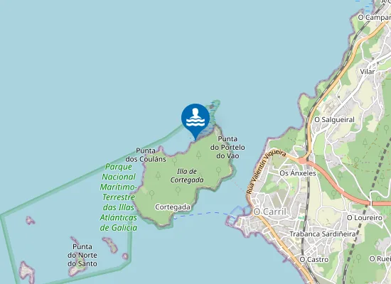 Map of Praia Da Lanzadiña