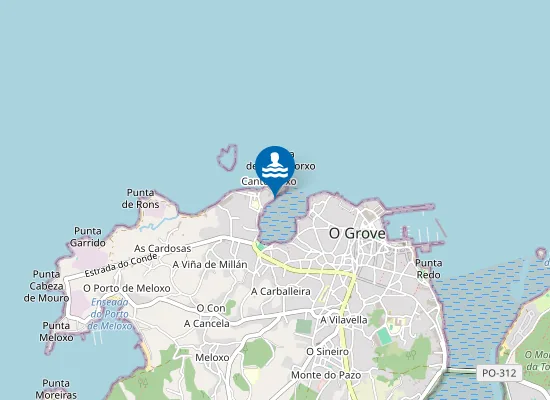 Map of Praia da Mina