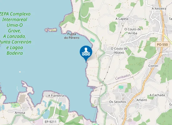 Map of Praia do Couto