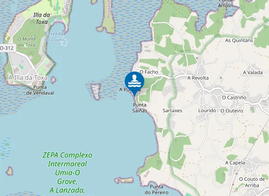 Map of Praia da Praeira