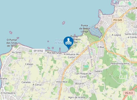 Map of Praia do Con