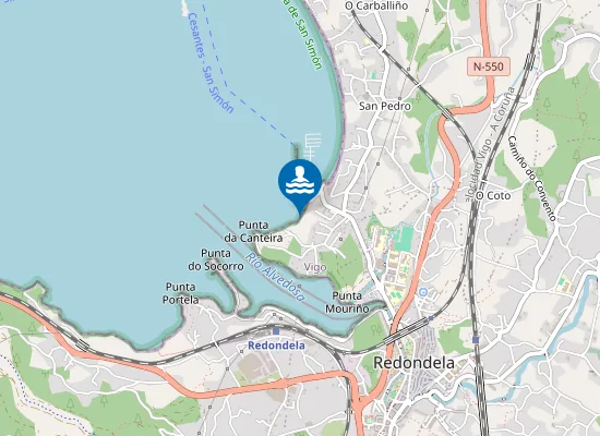 Map of A Praia Vella