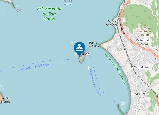 Map of Praíña da Mina