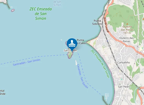 Map of Praíña do Fonteadouro