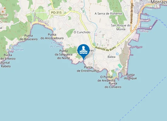Map of Praíña do Anguieiro