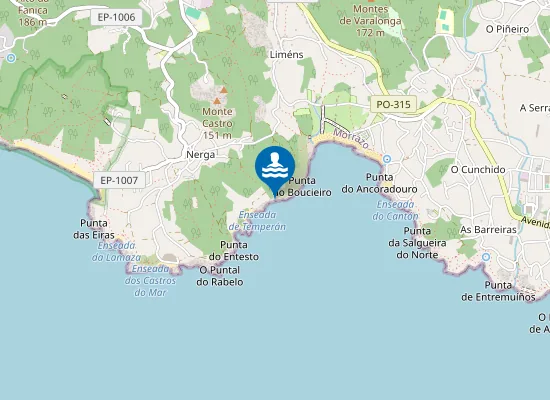 Map of Praíña do Outeiro da Vela