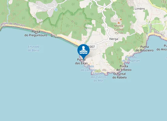 Map of Praíña das Eiras