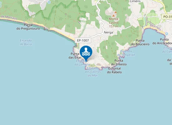 Map of Praíña do Cagallón