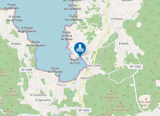 Map of Praíña dos Croques