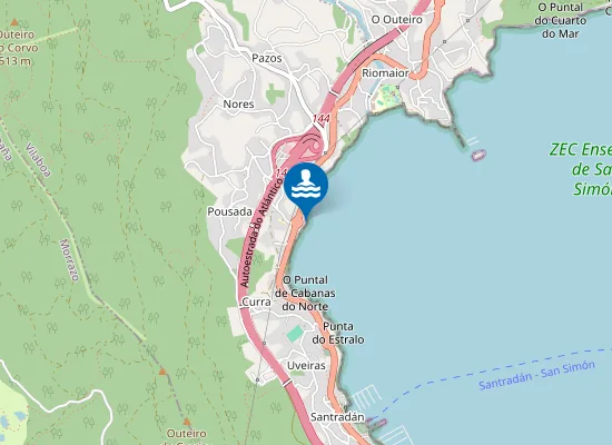 Map of Praia Do Río Do Porco