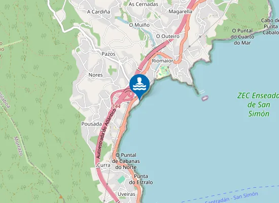 Map of O Areo Da Bichoa Do Norte