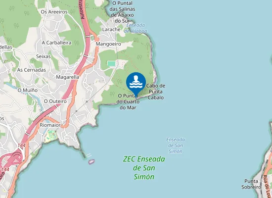 Map of A Ribeira da Devesa