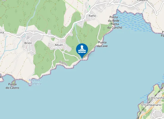 Map of Praia da Laxe