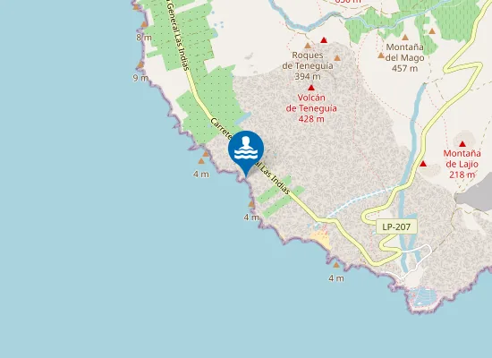 Map of Playa De La Hilerita