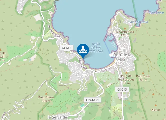 Map of Platja dels Capellans
